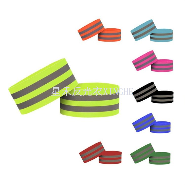 Safety Reflective Arm Leg Band Belt Strap Sport Night Running Cycling