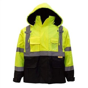Veiligheidsjack met zwarte onderkant