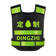 Zwart verkeersveiligheidsvest