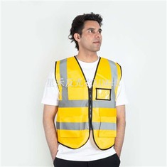 Multi-bag mesh reflecterend vest kan in meerdere kleuren worden bedrukt