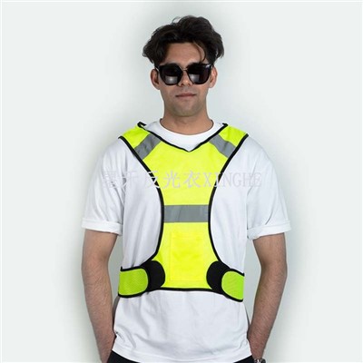 Verkeersreflecterend vest Reflecterende kleding kan positieve en negatieve karakters afdrukken